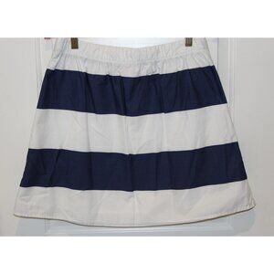 Lilly Pulitzer Size L Briar Skirt Nautical Stripe Pull-On Beach Lake Boat